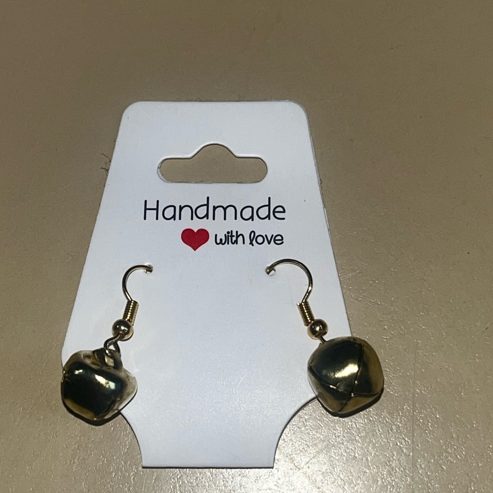 Jingle Bell Earrings Handcrafted - Picture 10 of 12